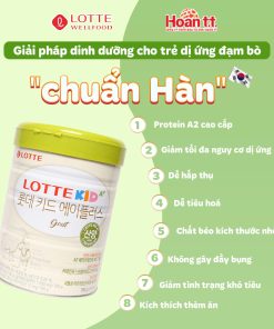 Sản phẩm dinh dưỡng Lotte Kid A+ Goat 760g