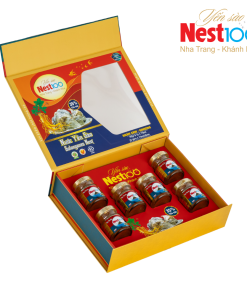 Nước Yến Sâm Ginnest – Có đường (hộp 6 lọ + túi)