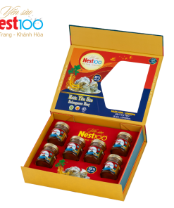 Nước Yến Sâm Ginnest – Có đường (hộp 6 lọ + túi)