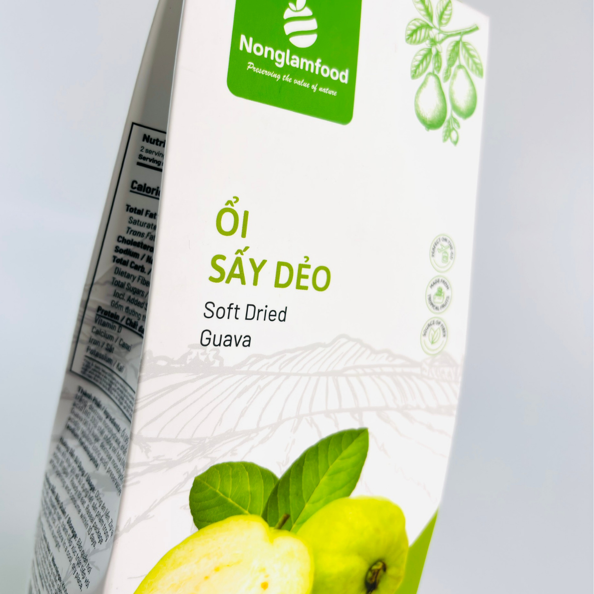 Ổi sấy dẻo Nonglamfood – Hộp 100g