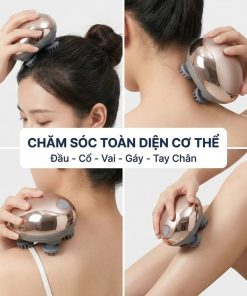 Máy Massage Đầu Không Dây Kachi MK-399 – Giải Pháp Thư Giãn Hiệu Quả Cho Người Bận Rộn