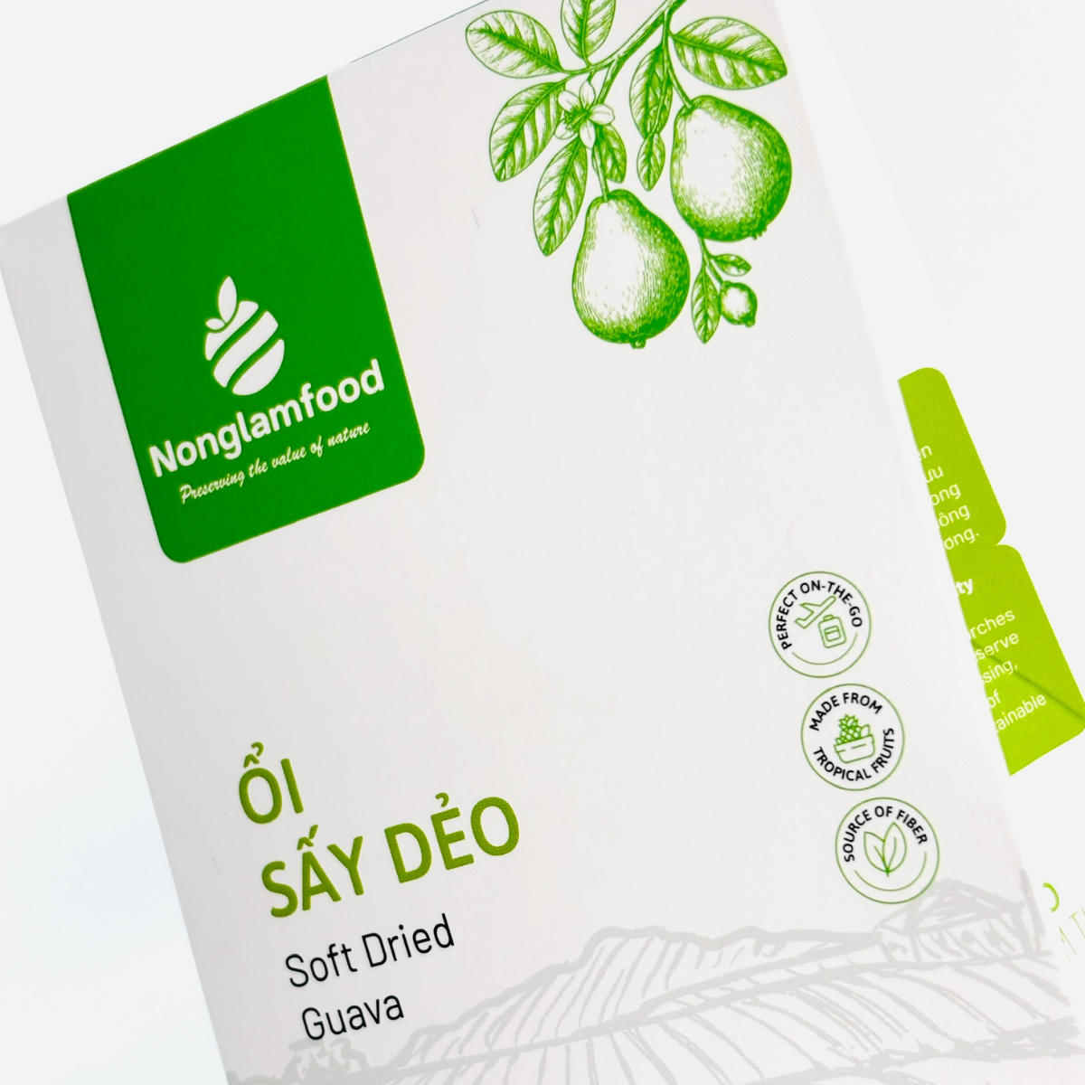 Ổi sấy dẻo Nonglamfood – Hộp 100g