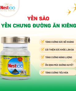 Nước yến sào Nest100 – Đường ăn kiêng (lọ 70ml)