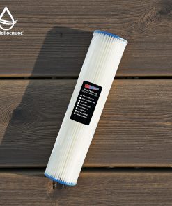 Lõi lọc vải Polyester 20inch béo gấp nếp USTOPWATER – Thailan, model Pleated-20-BB