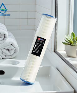 Lõi lọc vải Polyester 20inch béo gấp nếp USTOPWATER – Thailan, model Pleated-20-BB