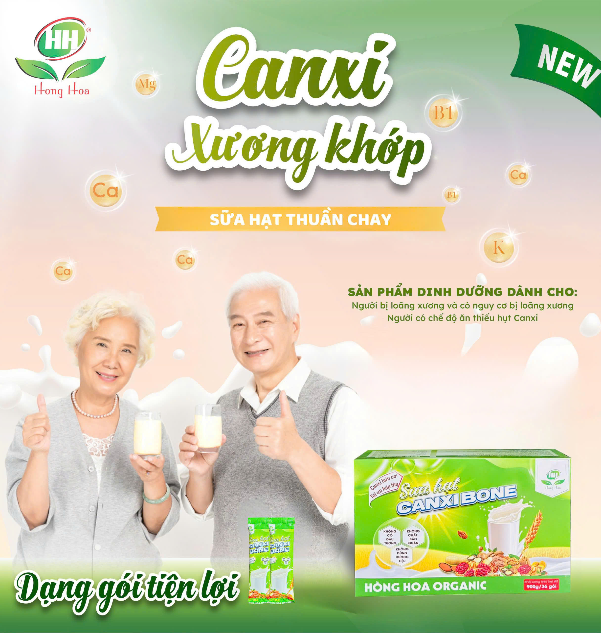 Sữa hạt Canxi Bone – Sữa hạt bổ sung canxi thuần chay