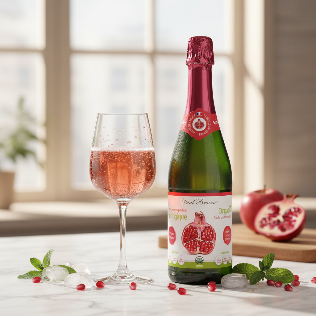 Nước hoa quả có ga vị táo lựu Paul Brassac