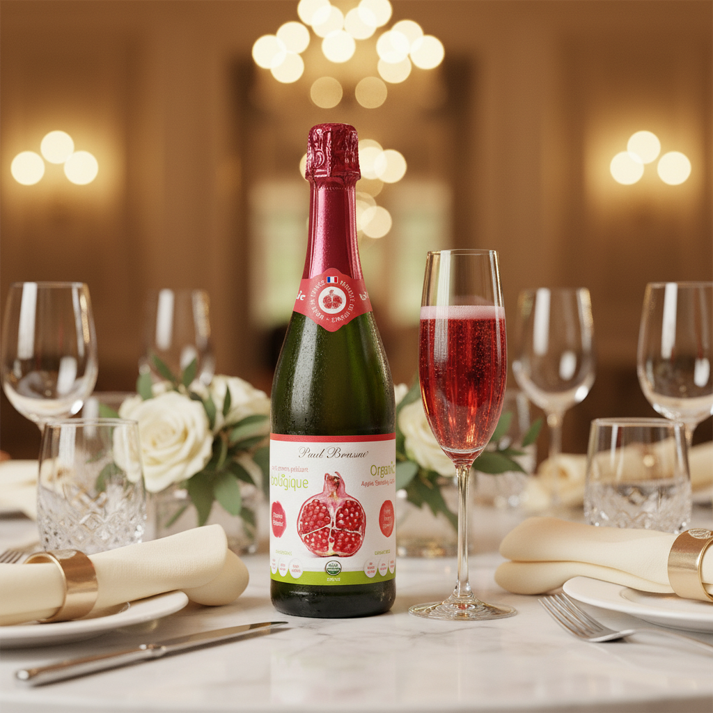 Nước hoa quả có ga vị táo lựu Paul Brassac