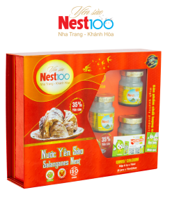 Nước Yến sào Calcium Nest100 – Bổ sung canxi giúp xương chắc khỏe (6 lọ + túi)