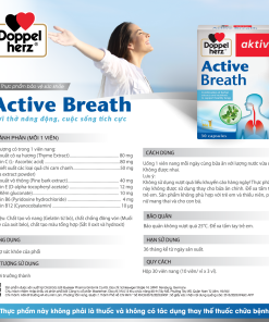 TPBVSK Active Breath hỗ trợ sức khỏe của phổi