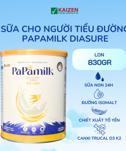 Sữa non tổ yến Papamilk Diasure – Lon 830G