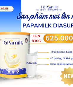 Sữa non tổ yến Papamilk Diasure – Lon 830G