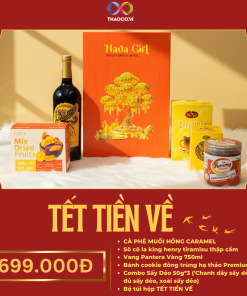 Hộp Quà Khai Trương Cao Cấp Thaoco – Tết Tiền Về | Set quà khai lộc đầu năm cho doanh nghiệp và gia đình (kèm túi đẹp)