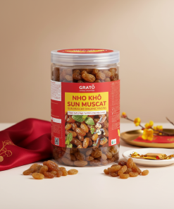 Nho khô Sun Muscat Hữu Cơ GRATO 500g