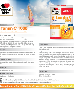 Thực phẩm bảo vệ sức khỏe VITAMIN C 1000