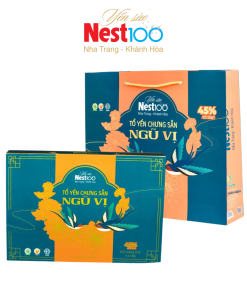 Tổ yến chưng sẵn Ngũ Vị hộp 5 chén (kèm túi)