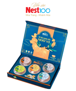 Tổ yến chưng sẵn Ngũ Vị hộp 5 chén (kèm túi)