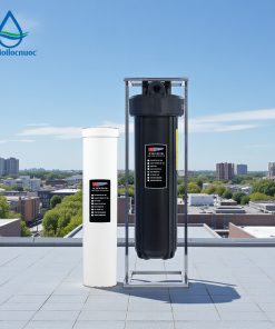 Bộ lọc xử lý sắt USTopwater 20 inches béo, Model: Fera-45-AS, Công suất 1200 lít/giờ, Vỏ nhựa