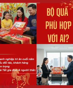Hộp Quà Khai Trương Cao Cấp Thaoco – Tâm Phúc 6 | Set quà khai lộc đầu năm cho doanh nghiệp và gia đình (kèm túi đẹp)
