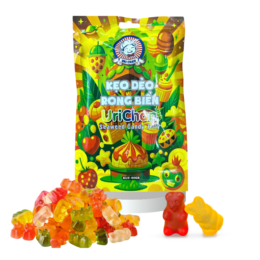 Kẹo Dẻo Rong Biển Urichan 80g