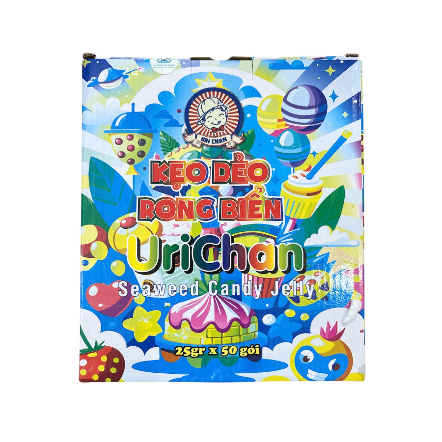 Kẹo Dẻo Rong Biển Urichan (Hộp 50 gói x 25g)