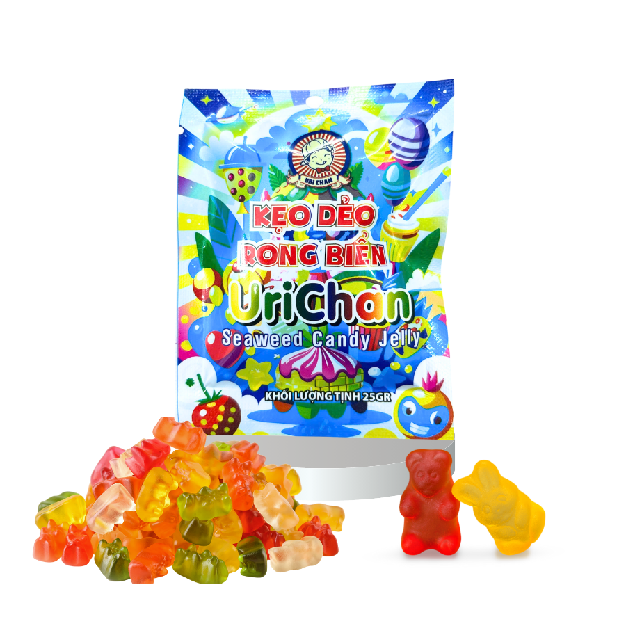 Kẹo Dẻo Rong Biển Urichan (Hộp 50 gói x 25g)