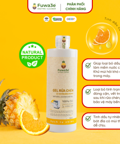 Gel rửa chén cho Máy FUWA3E Enzyme sạch x2 không dư lượng 500ml