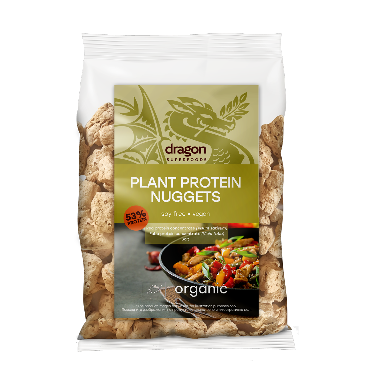 Đạm thực vật hữu cơ thay thế thịt dạng miếng Dragon Superfoods 150g