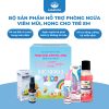 Bộ sản phẩm hỗ trợ phòng ngừa viêm mũi, họng dành cho trẻ em DOCTORBIO KIDS