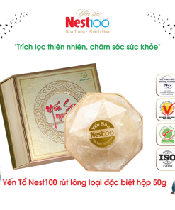 Yến tổ Nest100 – Rút lông loại đặc biệt (50g + túi)