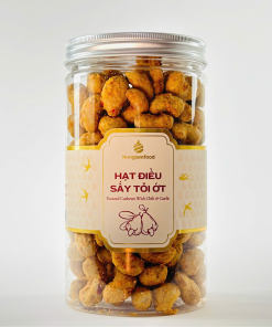 Tết 2026 – Hạt Điều Sấy Tỏi Ớt – Hũ 454g