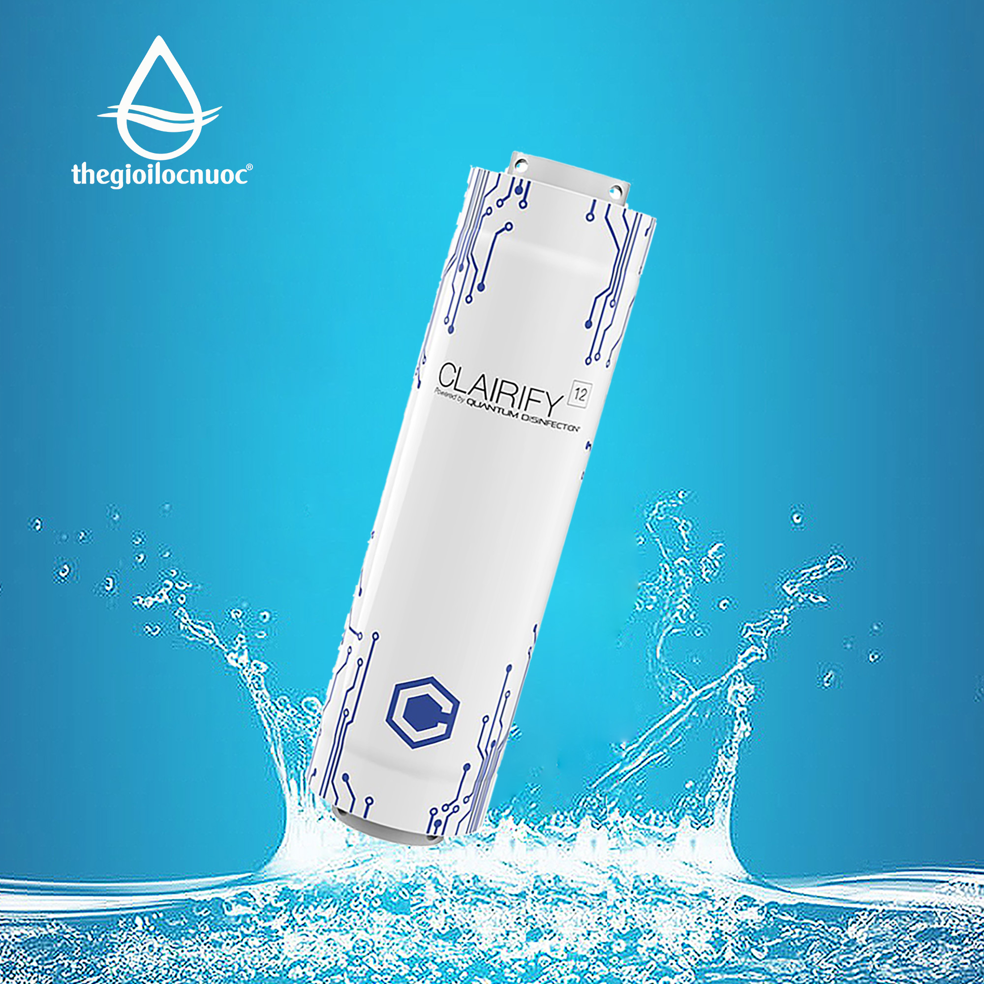 Lõi diệt khuẩn lượng tử CT12 công suất 2700 lít/giờ