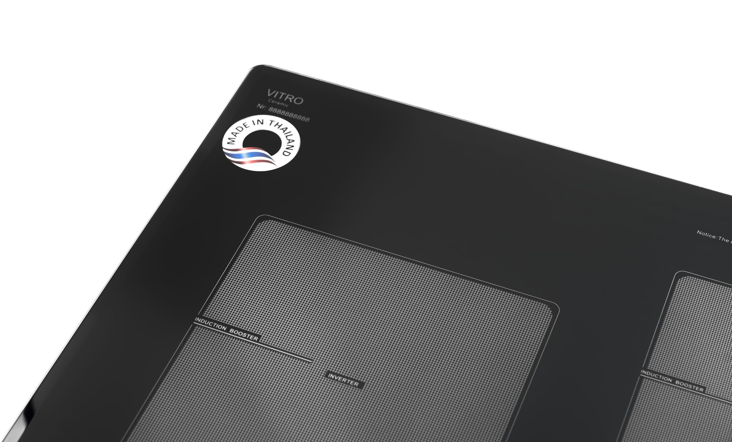 Bếp điện từ 3 vùng nấu hình chữ nhật Emberton EB 3680RTG