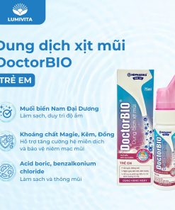 Bộ sản phẩm hỗ trợ phòng ngừa viêm mũi, họng dành cho trẻ em DOCTORBIO KIDS