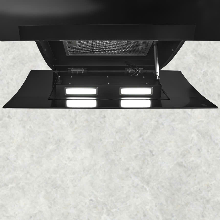 Hút mùi vát cong dạng tivi cảm ứng có điều khiển từ xa Emberton EB-AT70LUX smart