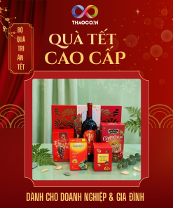 Hộp Quà Khai Trương Cao Cấp Thaoco – Tri Ân Tết | Set quà khai lộc đầu năm cho doanh nghiệp và gia đình (kèm túi đẹp)