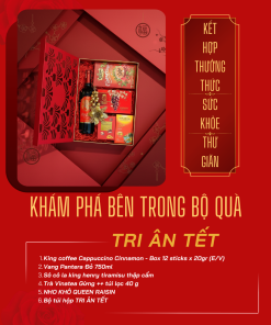 Hộp Quà Khai Trương Cao Cấp Thaoco – Tri Ân Tết | Set quà khai lộc đầu năm cho doanh nghiệp và gia đình (kèm túi đẹp)