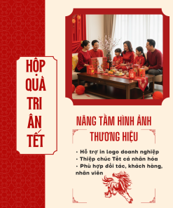 Hộp Quà Khai Trương Cao Cấp Thaoco – Tri Ân Tết | Set quà khai lộc đầu năm cho doanh nghiệp và gia đình (kèm túi đẹp)