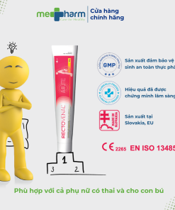 Gel bôi trĩ RECTOVENAL®ACUTE (Tuýp 30g)