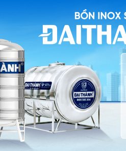 Bồn inox Đại Thành 304 đứng 5000l ĐK 1360 (Phân phối từ Kon Tum trở vào khu vực phía Nam)
