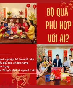 Hộp Quà Khai Trương Cao Cấp Thaoco – Tâm Phúc 5 | Set quà khai lộc đầu năm cho doanh nghiệp và gia đình (kèm túi đẹp)
