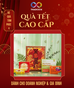 Hộp Quà Khai Trương Cao Cấp Thaoco – Tâm Phúc 4 | Set quà khai lộc đầu năm cho doanh nghiệp và gia đình (kèm túi đẹp)