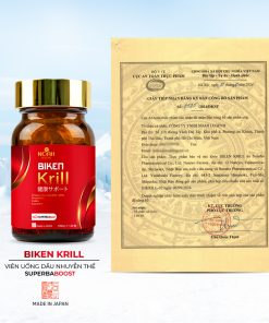 Thực phẩm bảo vệ sức khỏe BIKEN KRILL (Bổ sung Omega-3 nhuyễn thể)