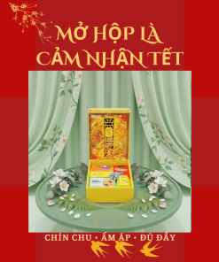 Hộp Quà Khai Trương Cao Cấp Thaoco – Tâm Phúc 12 | Set quà khai lộc đầu năm cho doanh nghiệp và gia đình (kèm túi đẹp)