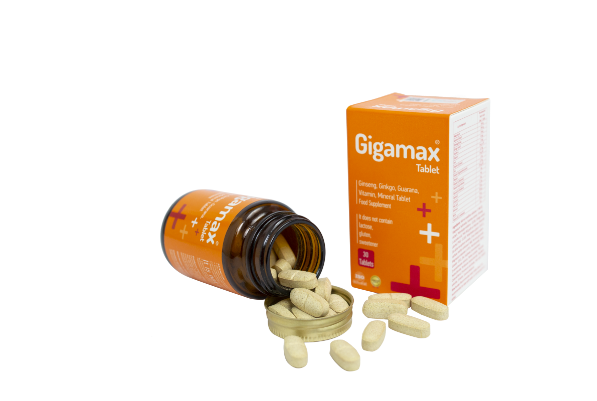 GIGAMAX – Viên uống bổ não, giảm suy giảm trí nhớ, tăng hiệu suất làm việc (hộp 30 viên)