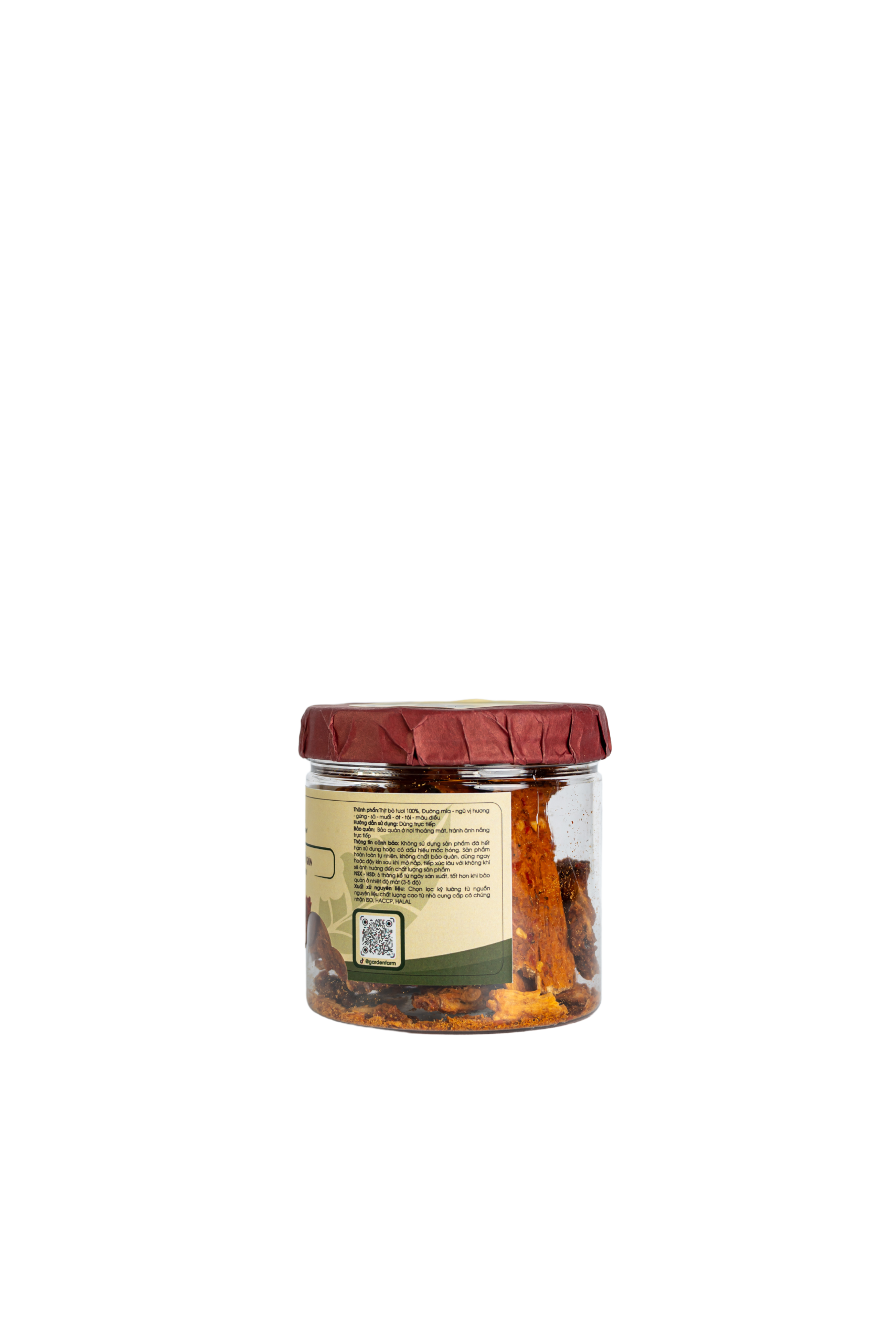 Khô bò miếng Garden Farm hũ 100g