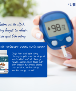 Viên uống hỗ trợ ổn định đường huyết Insuna Fujina (Hộp 120 viên)