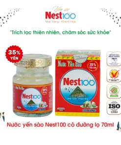 Nước Yến sào Nest100 – Có đường (lọ 70ml)