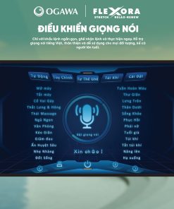 Ghế massage FLEXORA (OG-6290), màu trắng, hiệu Ogawa