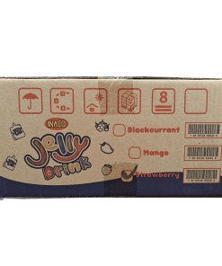 Thùng 10 gói (5 túi x 120g) INACO Jelly Drink Strawberry – Nước thạch dâu tây